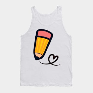 Pencil love Tank Top